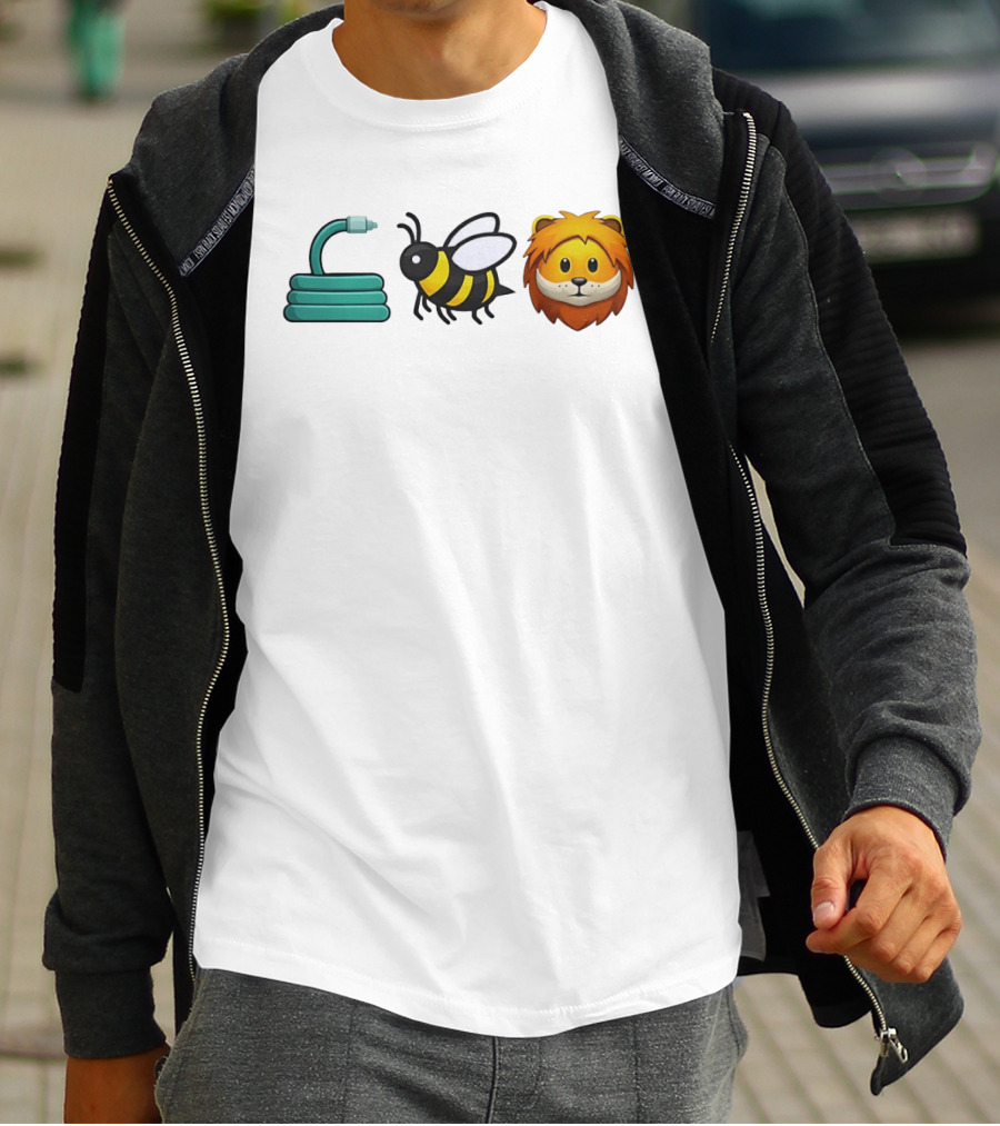 Hose Bee Lion Emoji Mashup T-Shirt