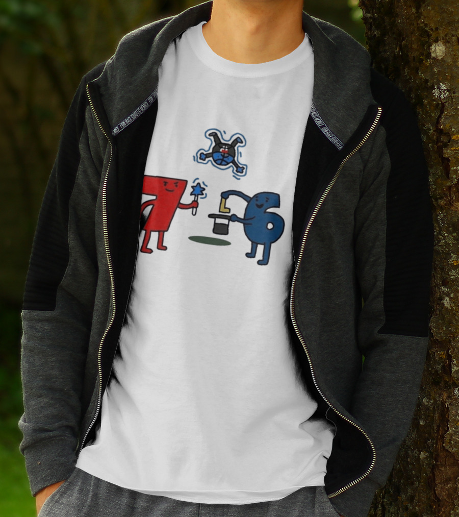 Philadelphia 76ers Steal Orlando Magic Meme With 76 And Magic Wand T-Shirt