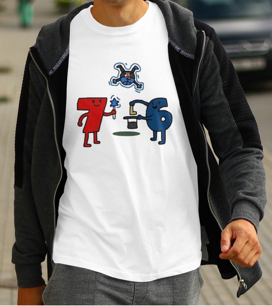 Philadelphia 76ers Steal Orlando Magic Meme With 76 And Magic Wand T-Shirt