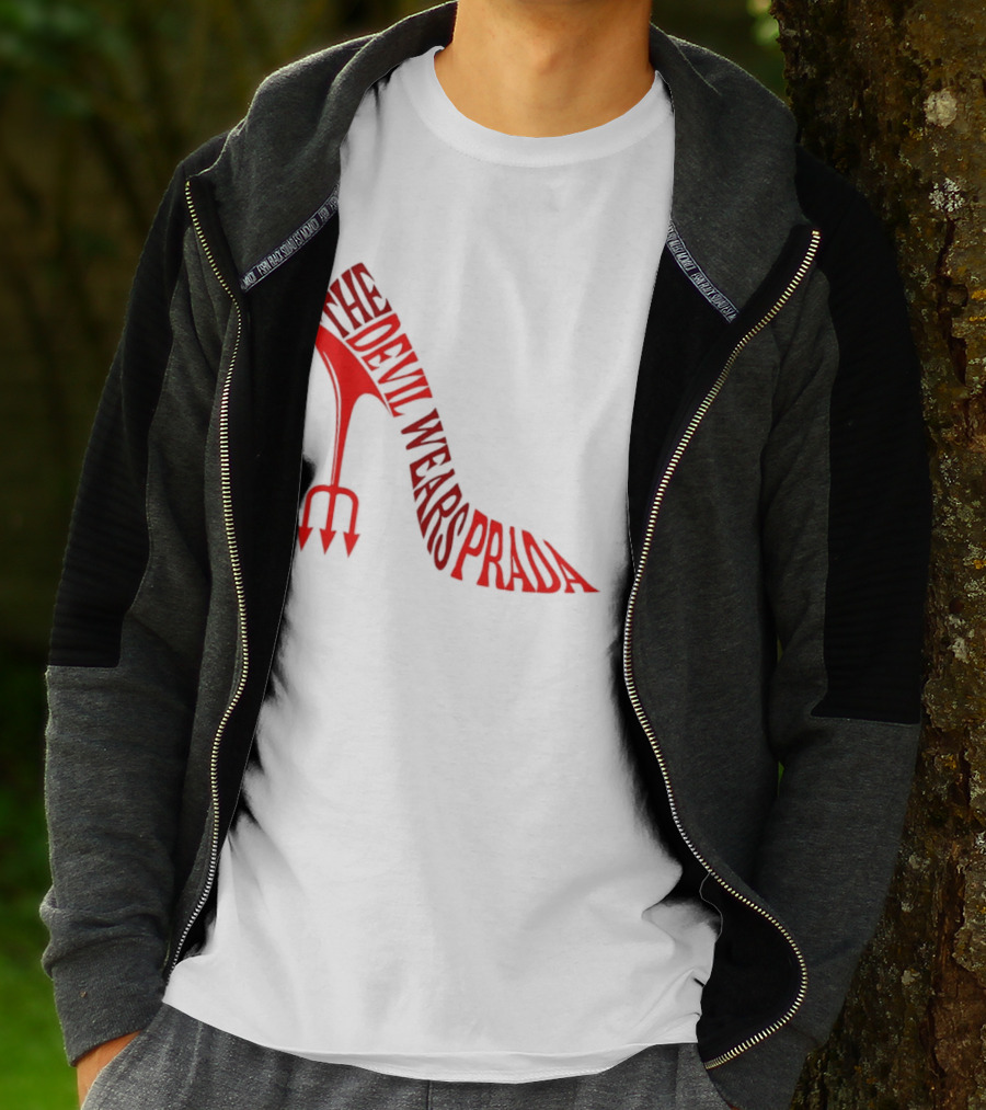 The Devil Wears Prada Red Shoe High Heel Trident T-Shirt