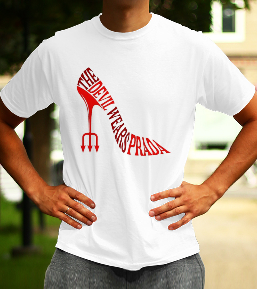 The Devil Wears Prada Red Shoe High Heel Trident T-Shirt