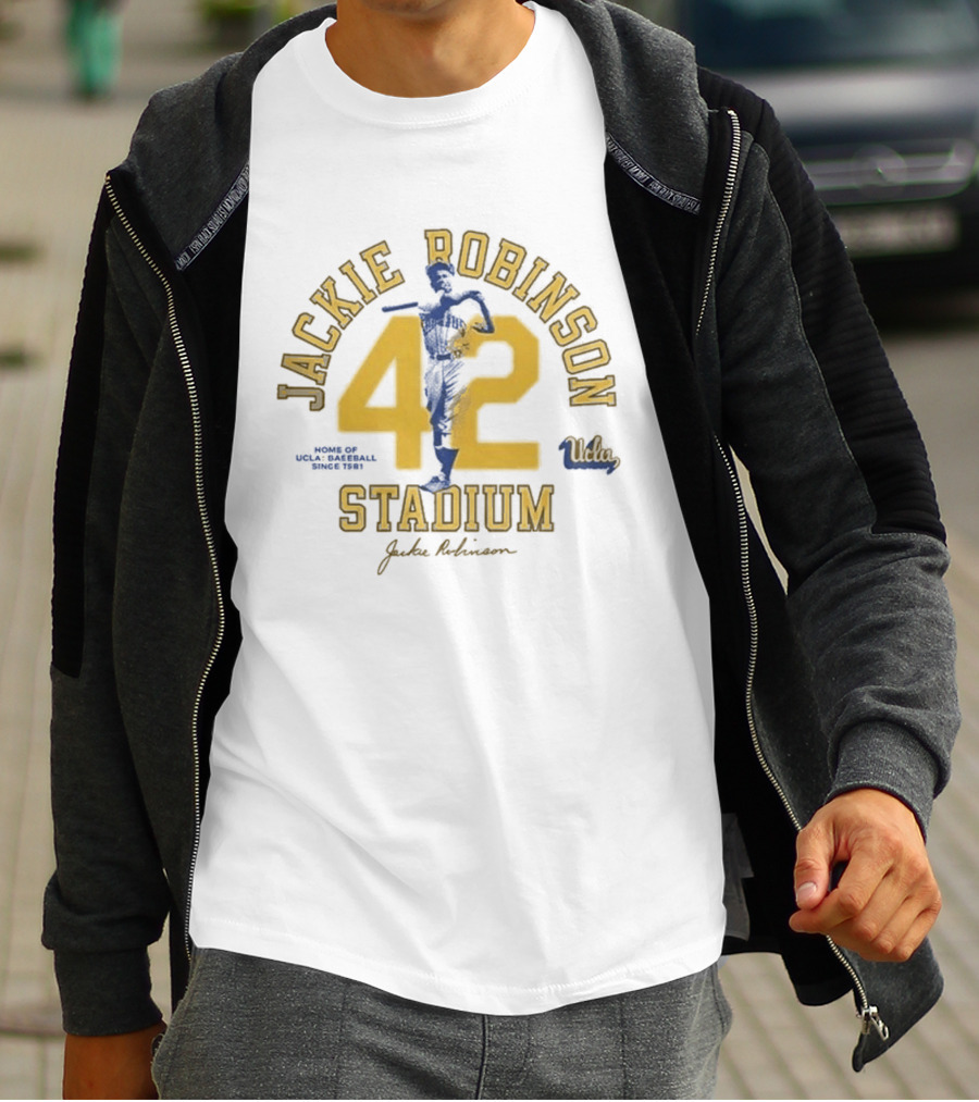 Jackie Robinson 42 Stadium UCLA Baseball Honor 2026 T-Shirt