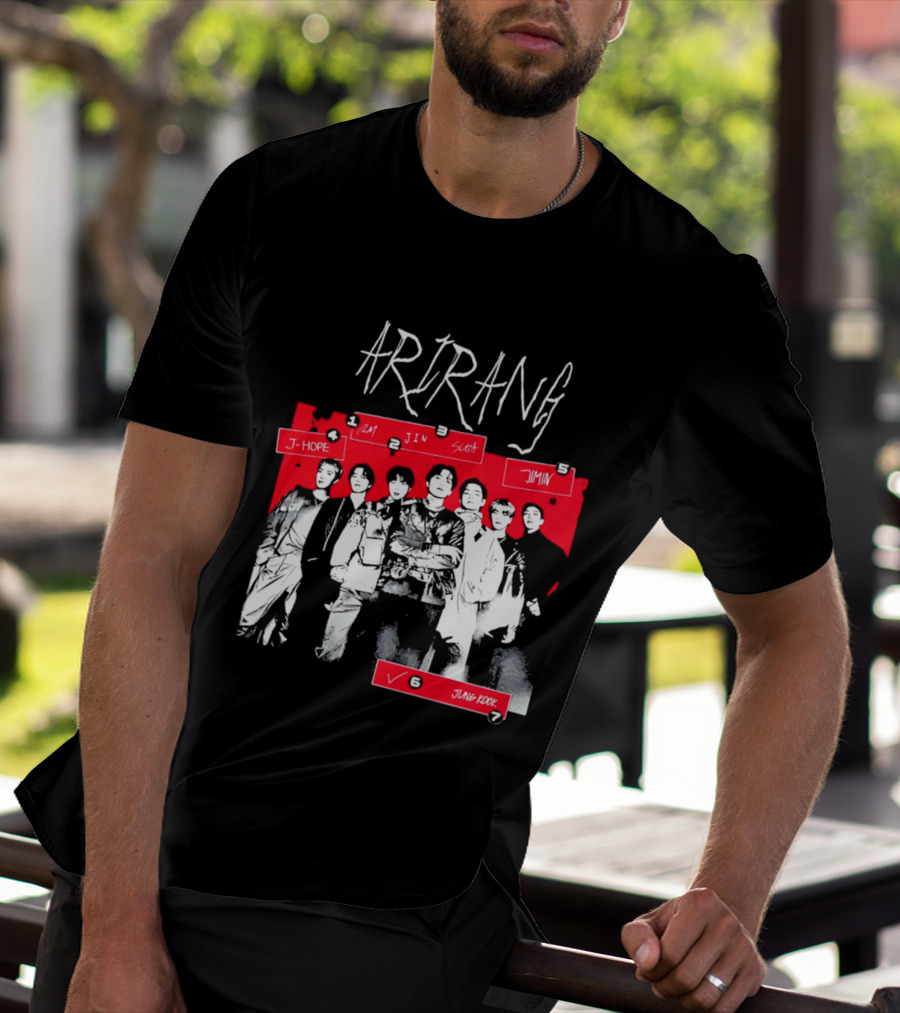 Arirang 2026 J Hope RM Jin Suga Jimin Jung Kook T-Shirt