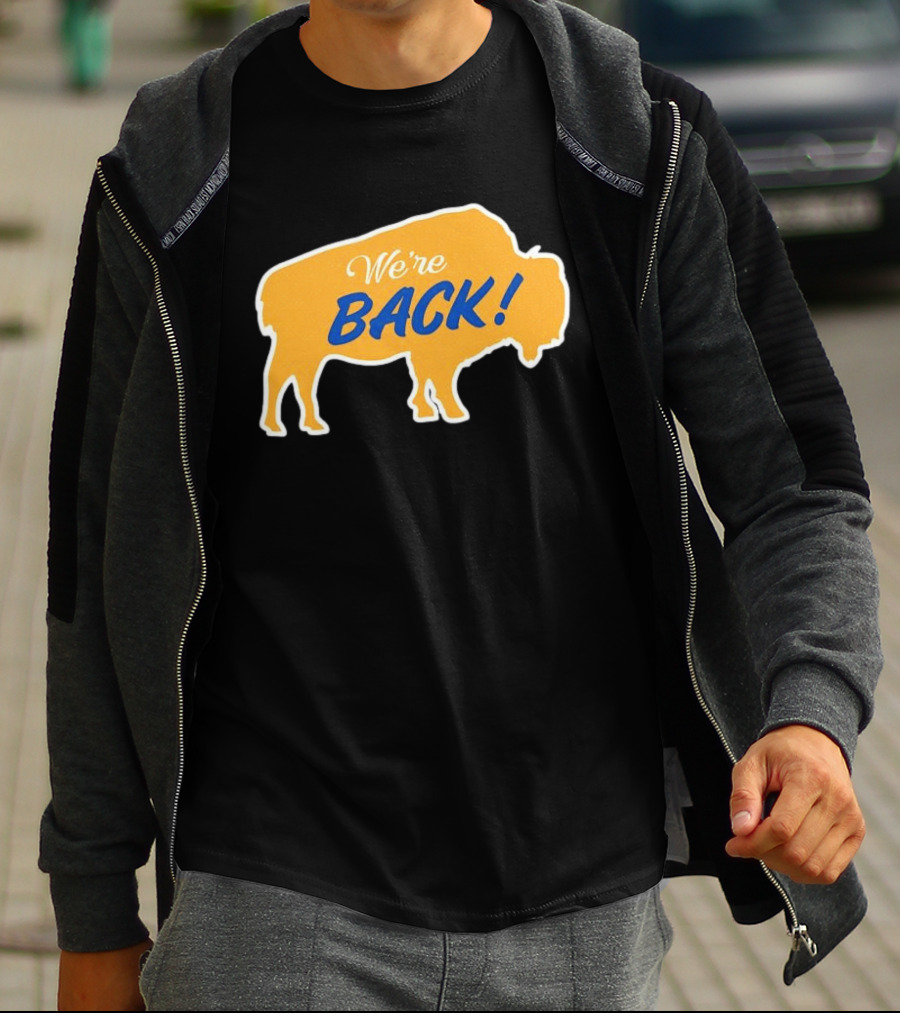 Buffalo Sabres NHL We're Back Bison T-Shirt