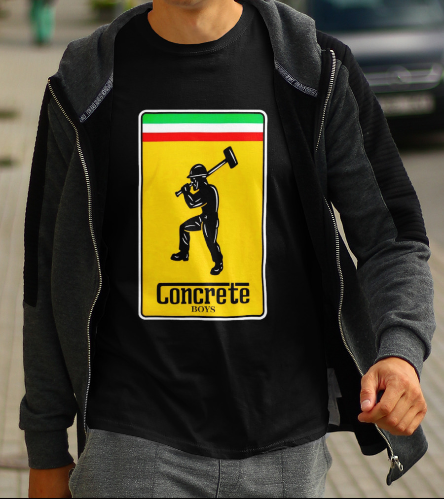 Concrete Boys Lil Yachty Scuderia Bold Graphic Worker T-Shirt