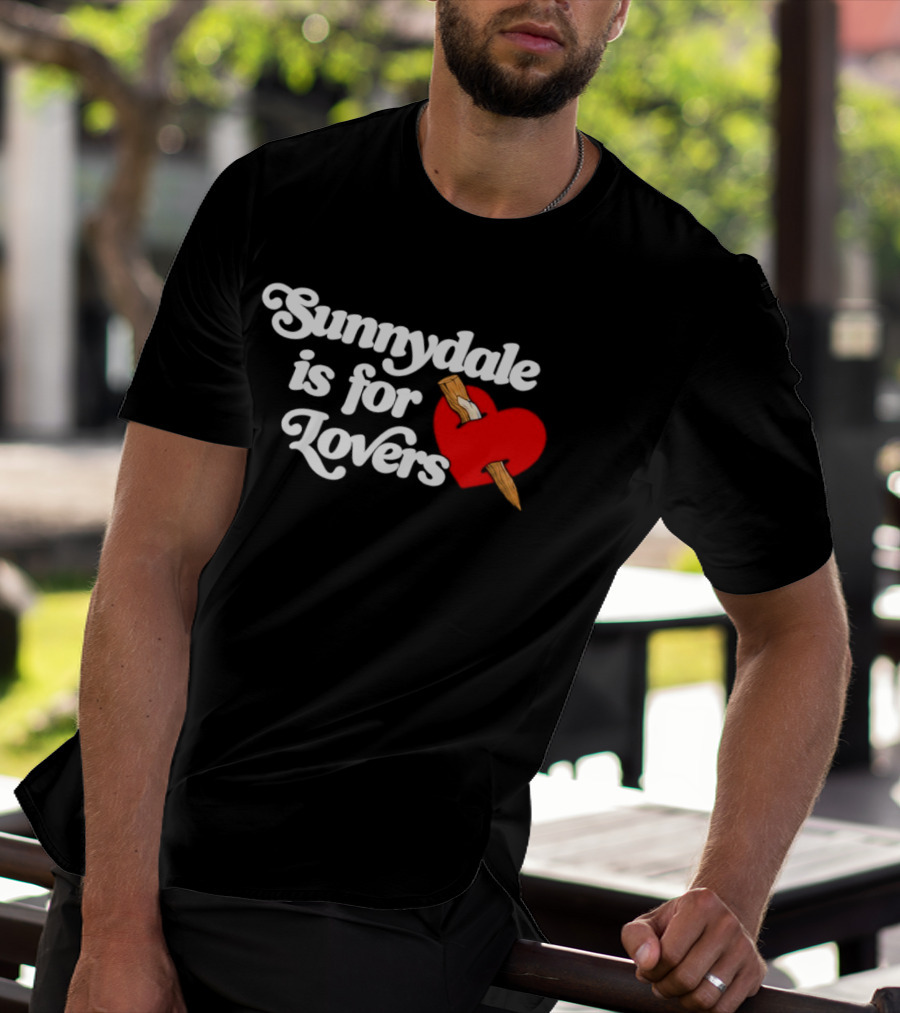 Sunnydale Is For Lovers Heart Stake Buffy Town T-Shirt