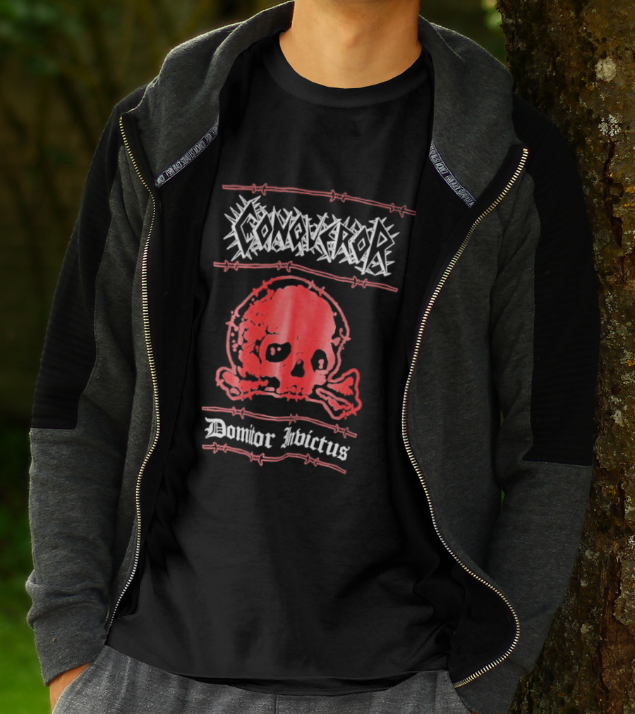 Conqueror Domitor Invictus Skull T-Shirt