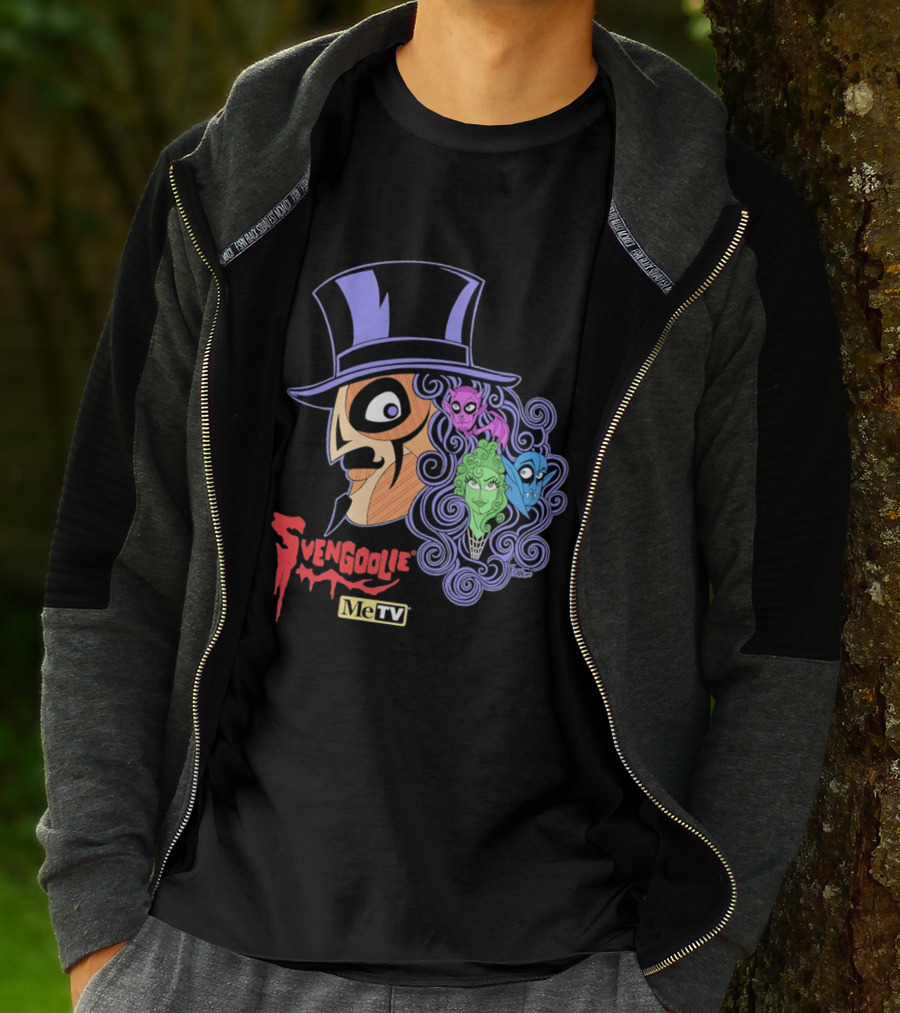 Svengoolie MeTV Horror Host Character Cartoon T-Shirt