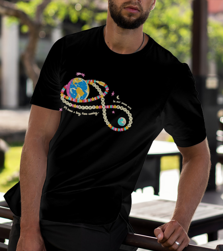 Copy Heart Copy Bracelet Artemis II NASA Mission It's Been A Long Road Coming T-Shirt
