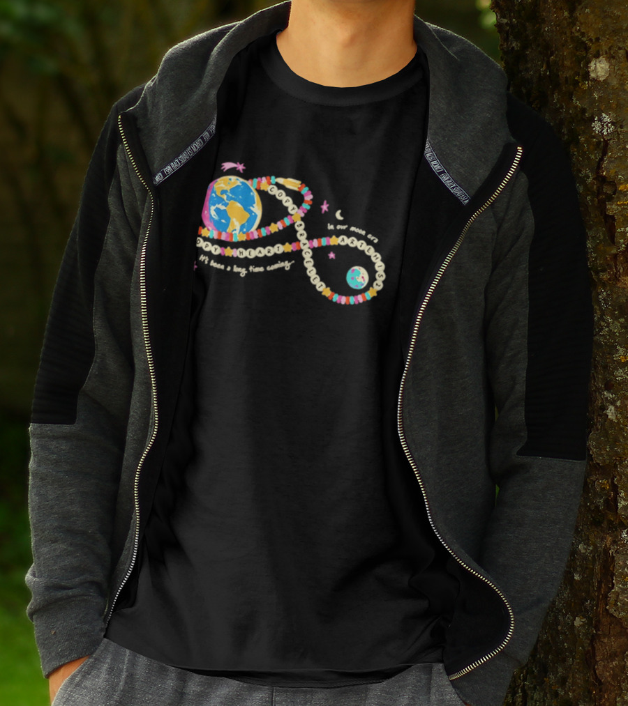Copy Heart Copy Bracelet Artemis II NASA Mission It's Been A Long Road Coming T-Shirt