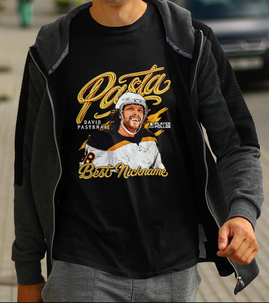 Pasta David Pastrnak Boston Best Nickname Player Profile T-Shirt