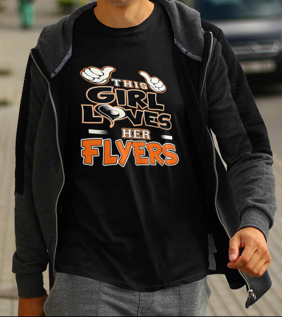 This Girl Loves Her Flyers Philadelphia Flyers Hockey Fan 2026 T-Shirt