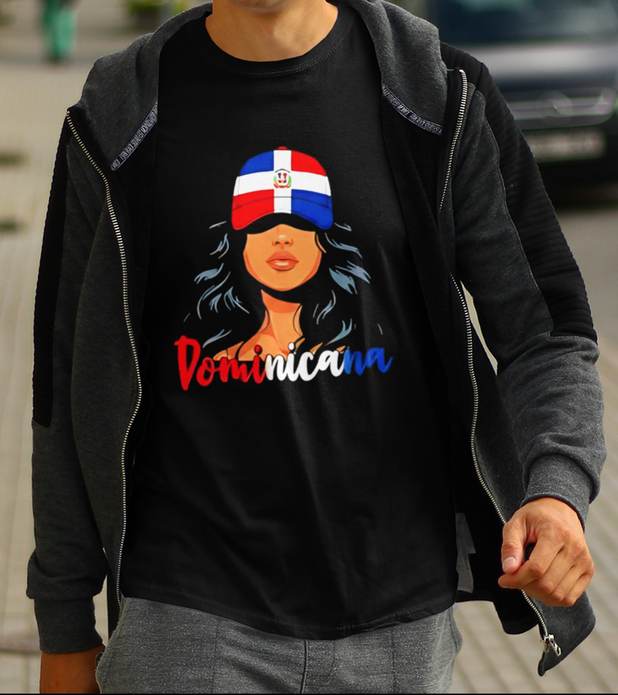 Dominicana Pride Dominican Republic Flag Latina Woman Hat T-Shirt
