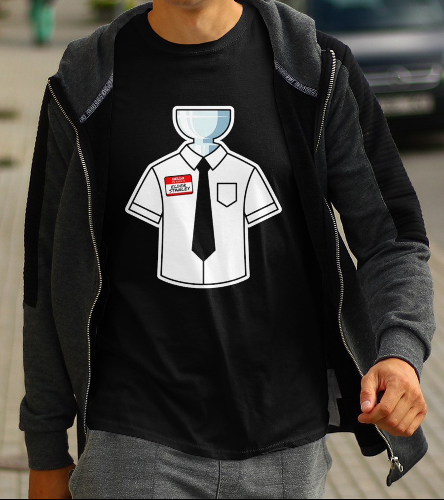 Elder Stanley Cup NHL 2026 Trophy Hello My Name Is Sticker T-Shirt