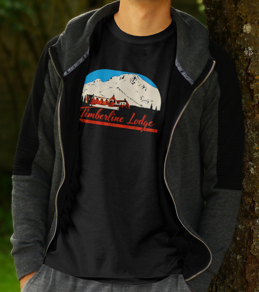 Timberline Lodge Mount Hood Ski Mountain Retreat Oregon T-Shirt