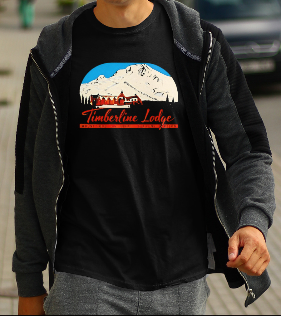 Timberline Lodge Mount Hood Ski Mountain Retreat Oregon T-Shirt