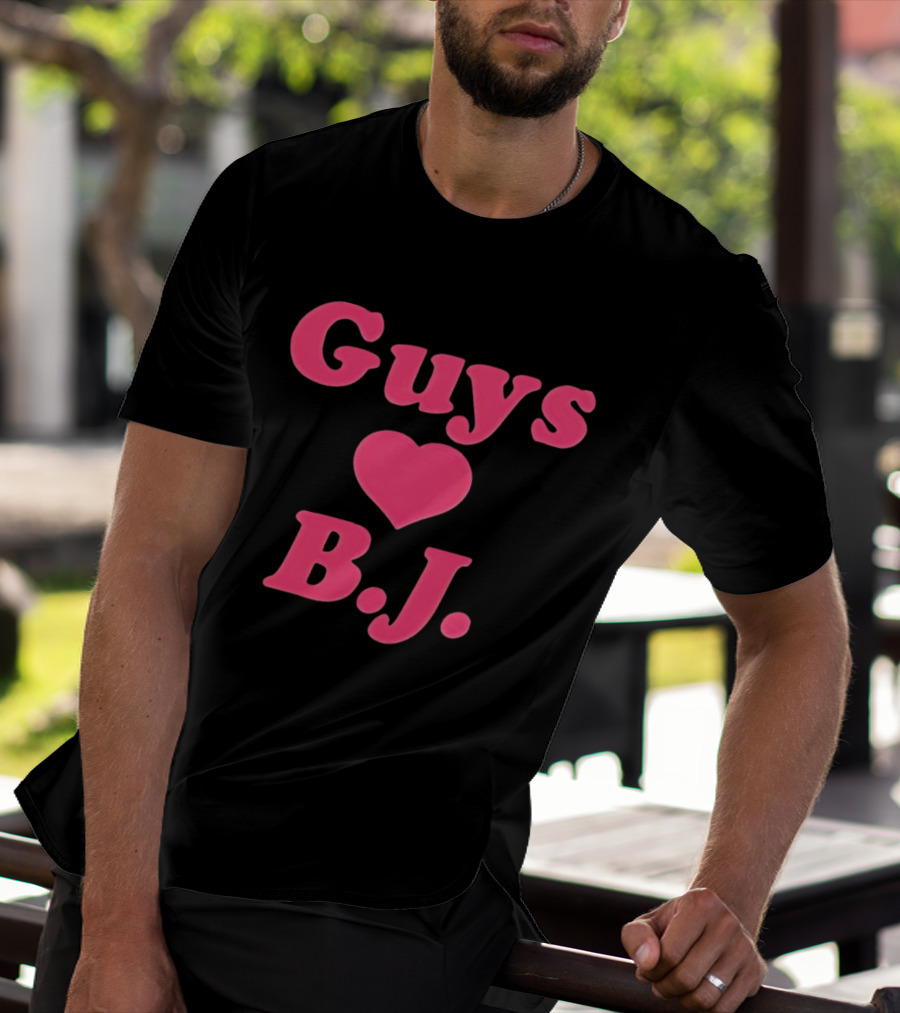Guys Heart B.J. Pink T-Shirt