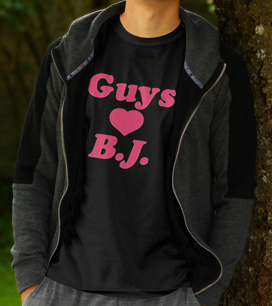 Guys Heart B.J. Pink T-Shirt