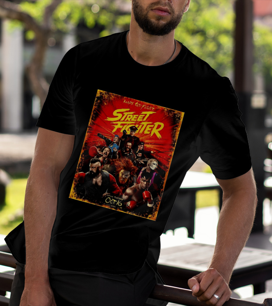 Ready Set Fight Street Fighter 2026 Movie Release October 16 T-Shirt