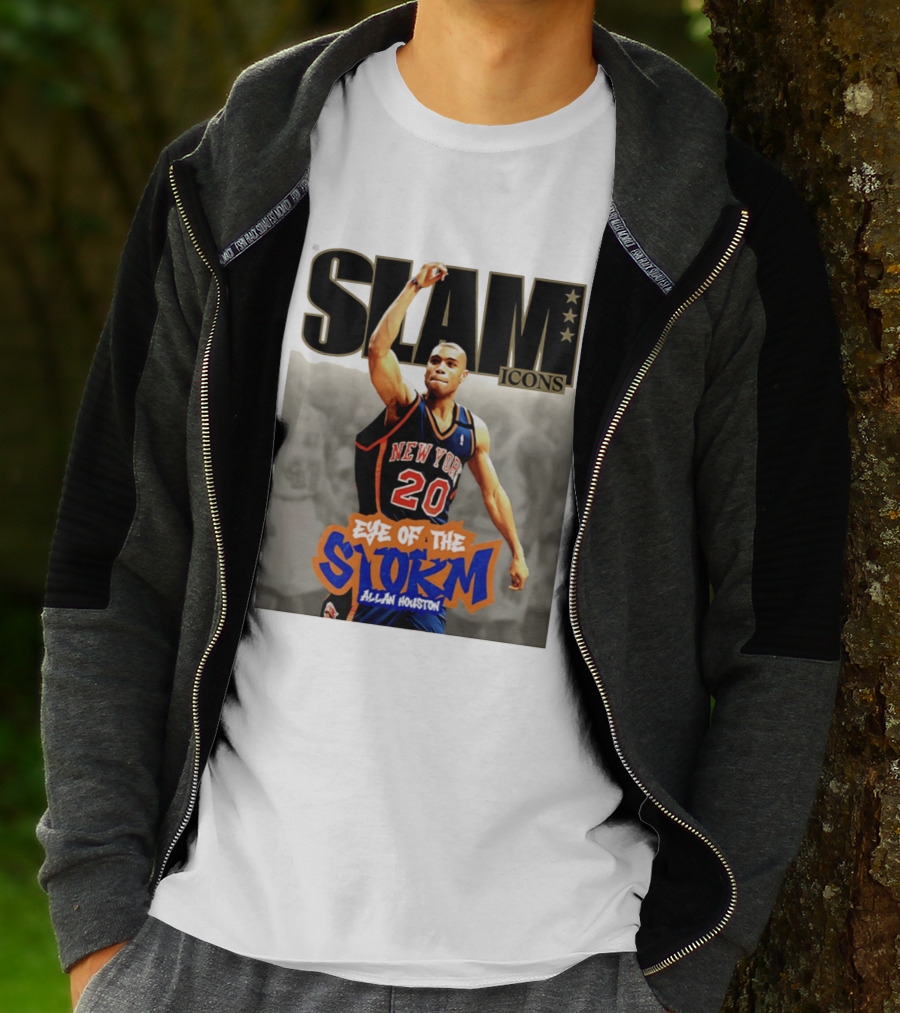 Slam Icons New York Knicks Allan Houston Eye Of The Storm T-Shirt
