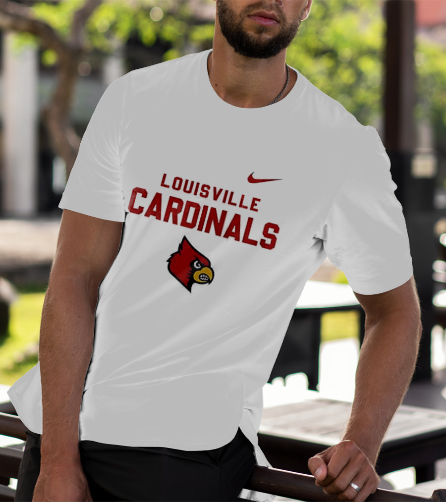 Louisville Cardinals NCAA Heartbeat True Fans Nike Sportswear T-Shirt