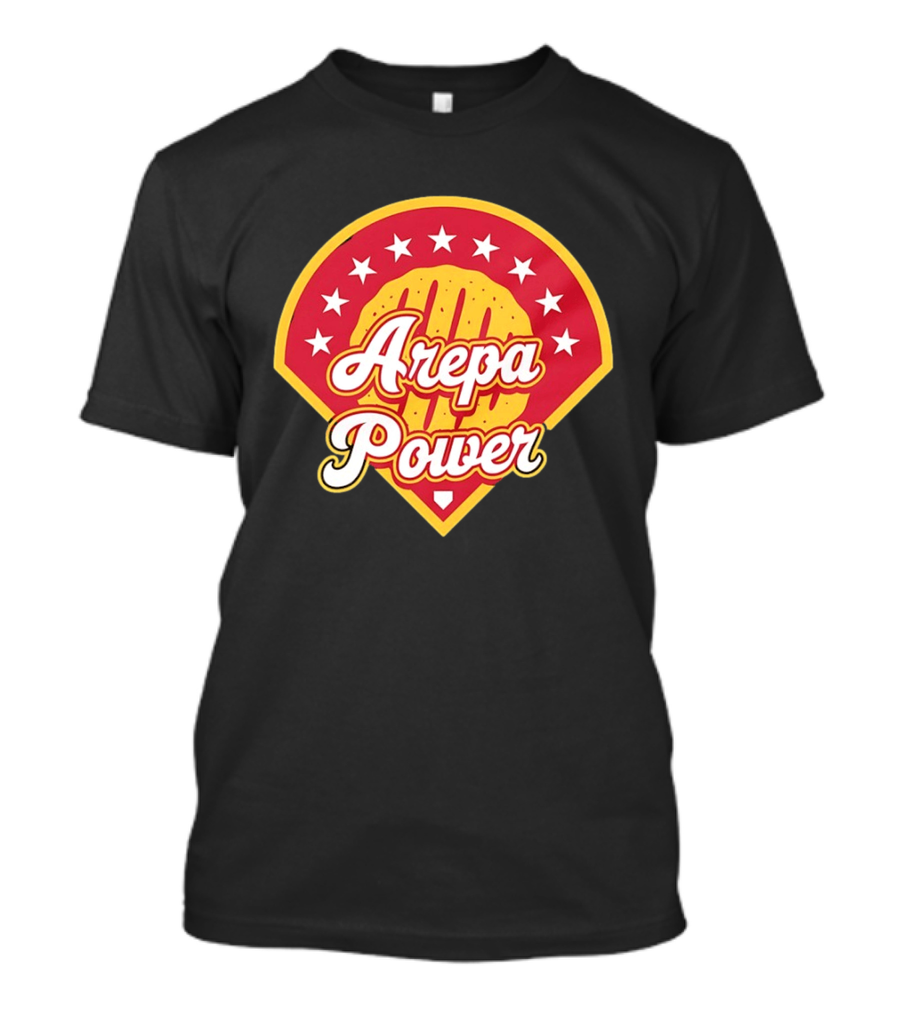 Arepa Power Honor Venezuelan MLB Players Red Baseball T-Shirt