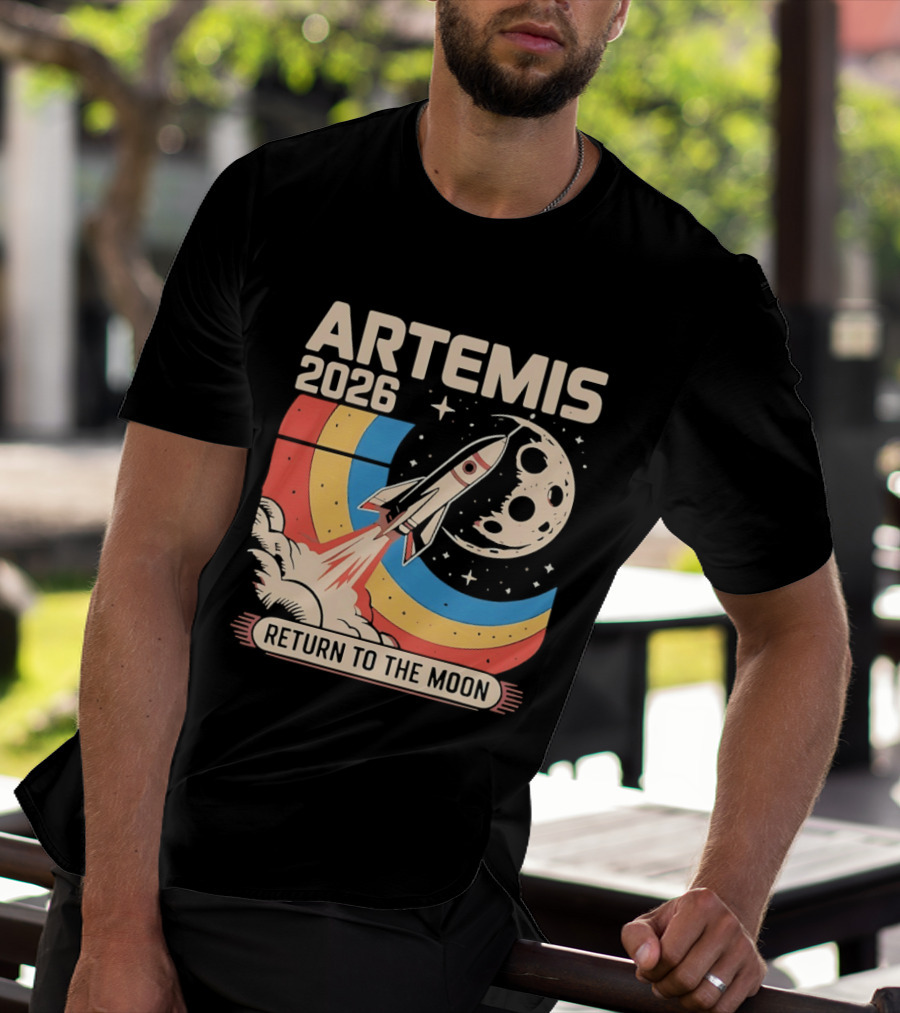 Artemis 2026 Rocket Launch Return To The Moon T-Shirt
