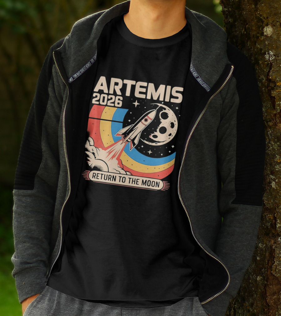 Artemis 2026 Rocket Launch Return To The Moon T-Shirt