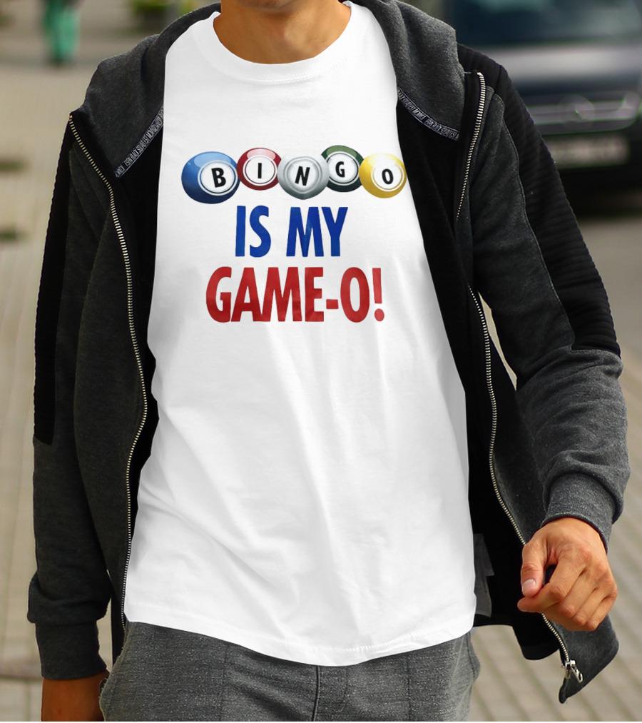 Bingo Is My Game O Billiard Balls Fun Playful T-Shirt
