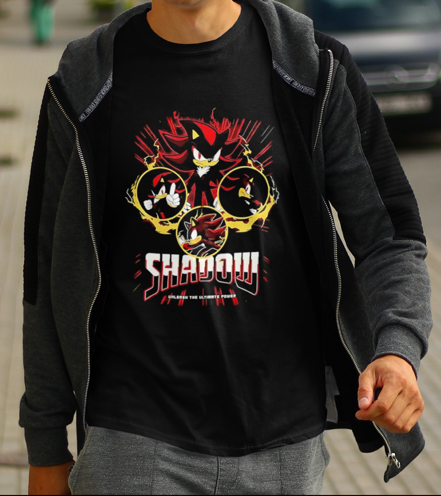 Shadow The Hedgehog Unleash The Ultimate Power T-Shirt
