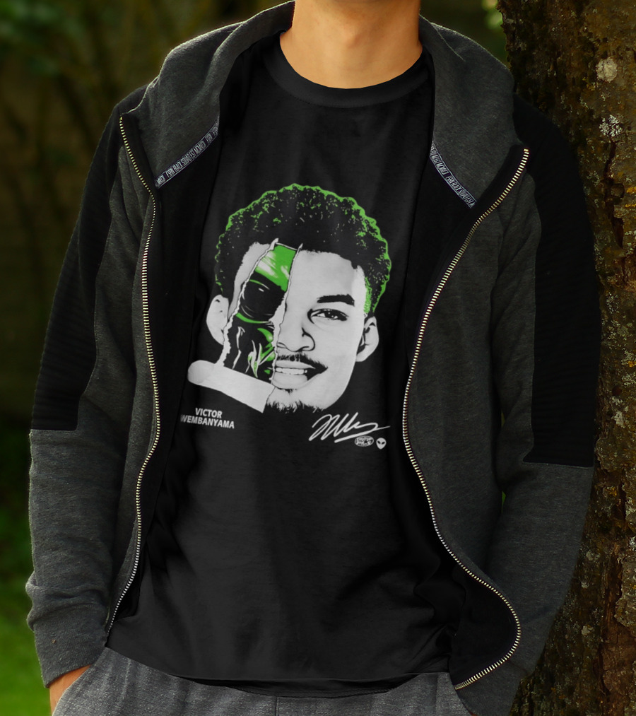 Victor Wembanyama Alien San Antonio Spurs Player Fusion T-Shirt