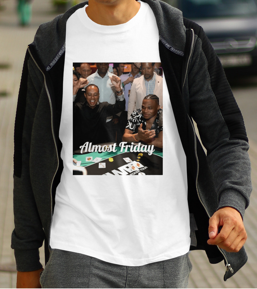 Tiger Woods World Poker Tour Almost Friday Celebration T-Shirt