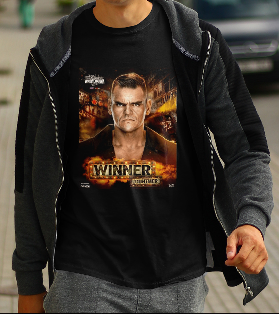 WWE WrestleMania 42 Winner Gunther Las Vegas 2026 T-Shirt
