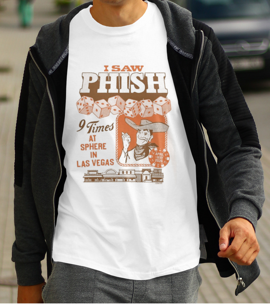 I Saw Phish Nine Times At Sphere Las Vegas Phish Dry Goods T-Shirt