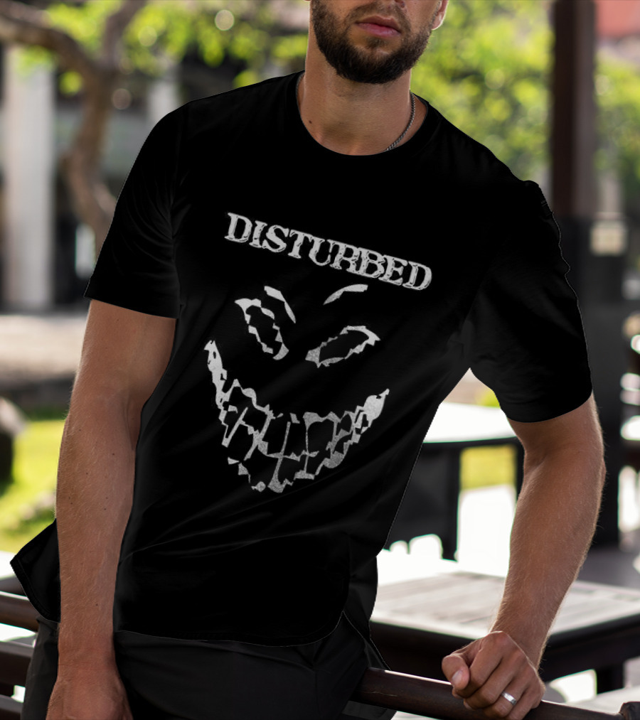 Disturbed Indestructible Grinning Face No 1 Blend T-Shirt