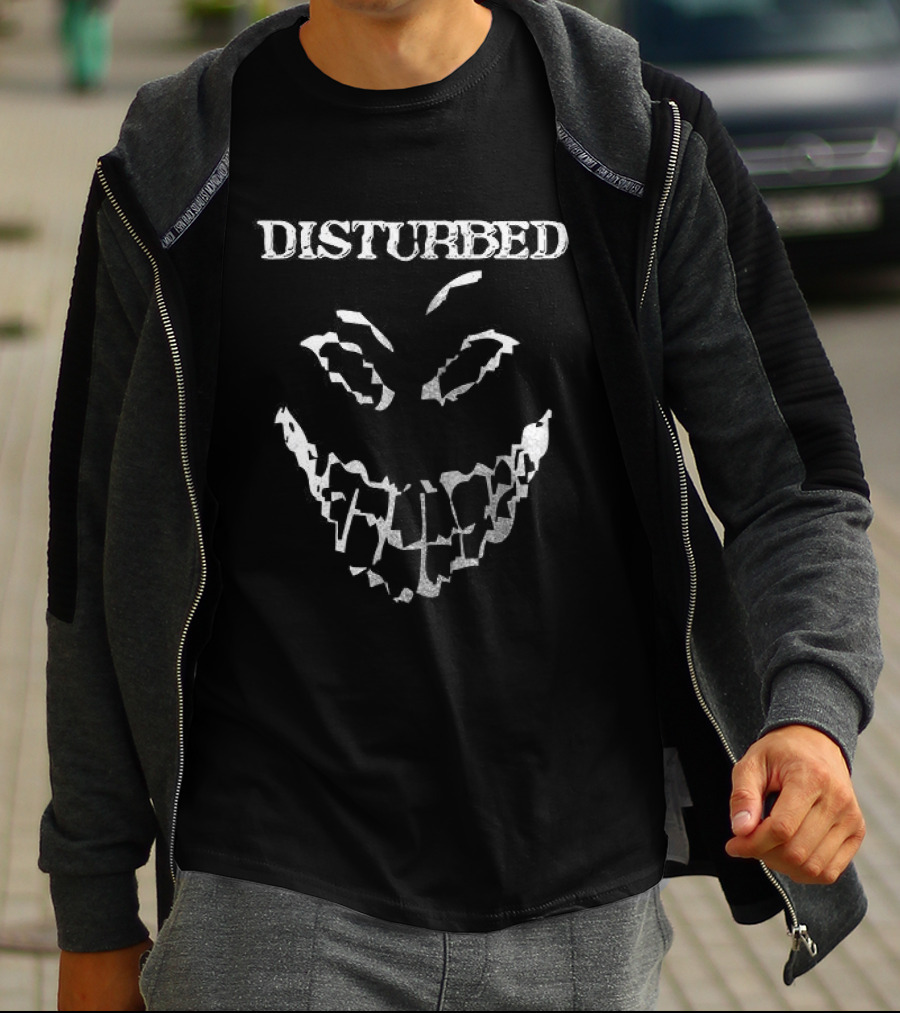 Disturbed Indestructible Grinning Face No 1 Blend T-Shirt