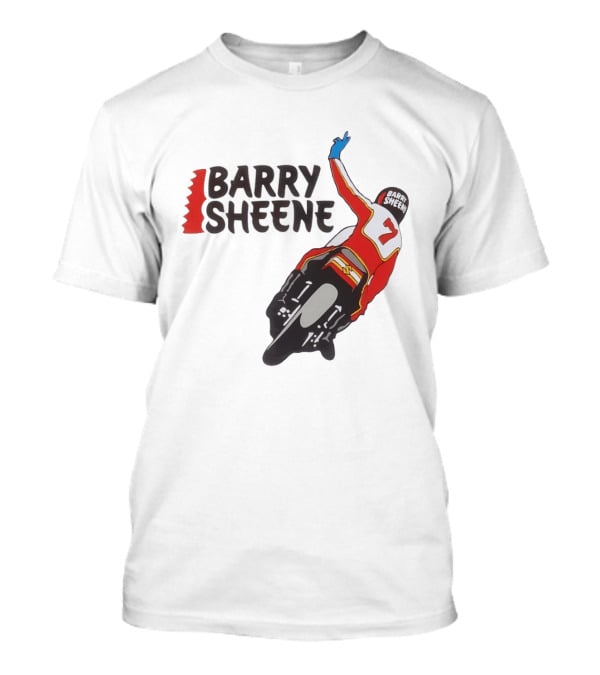Barry Sheene Racing Number 7 Vintage Motorcycle Racer T-Shirt
