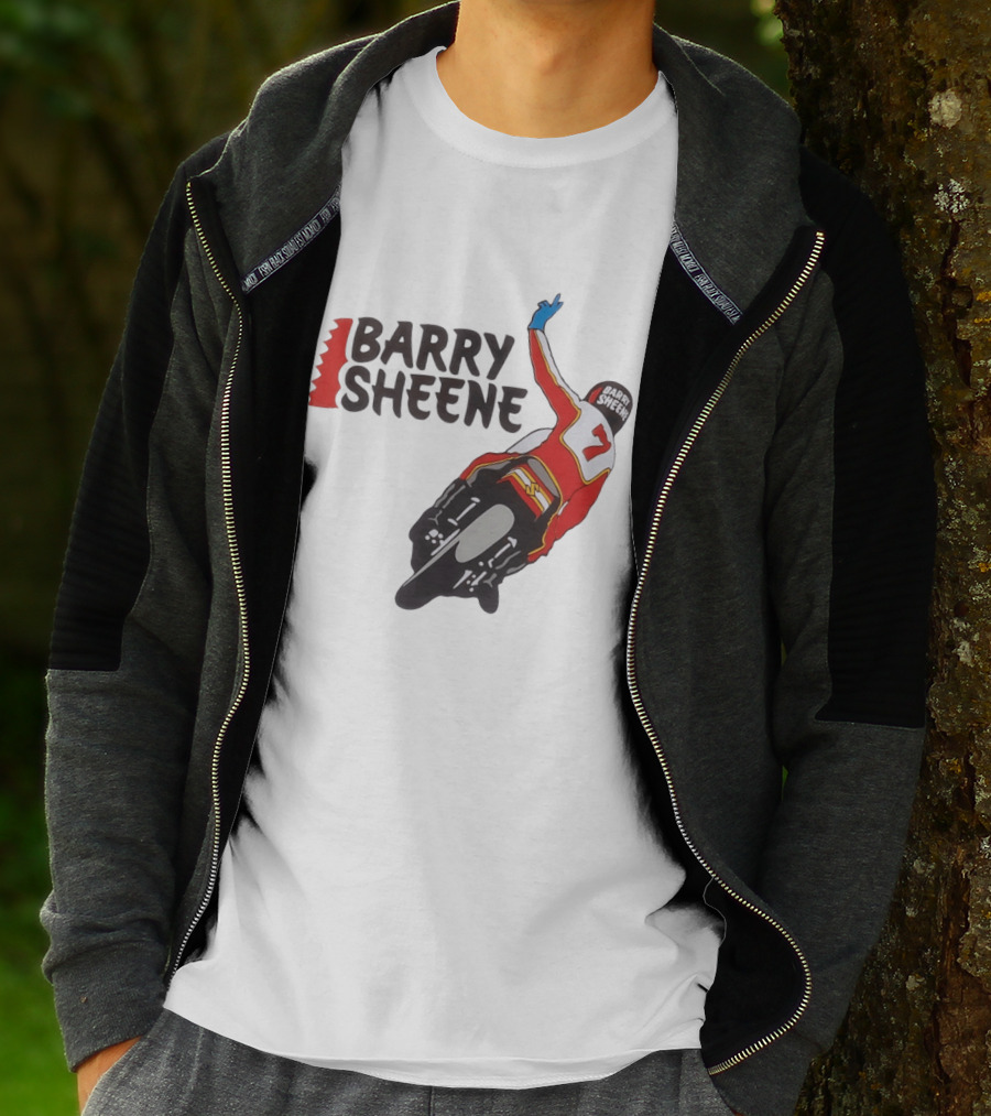 Barry Sheene Racing Number 7 Vintage Motorcycle Racer T-Shirt