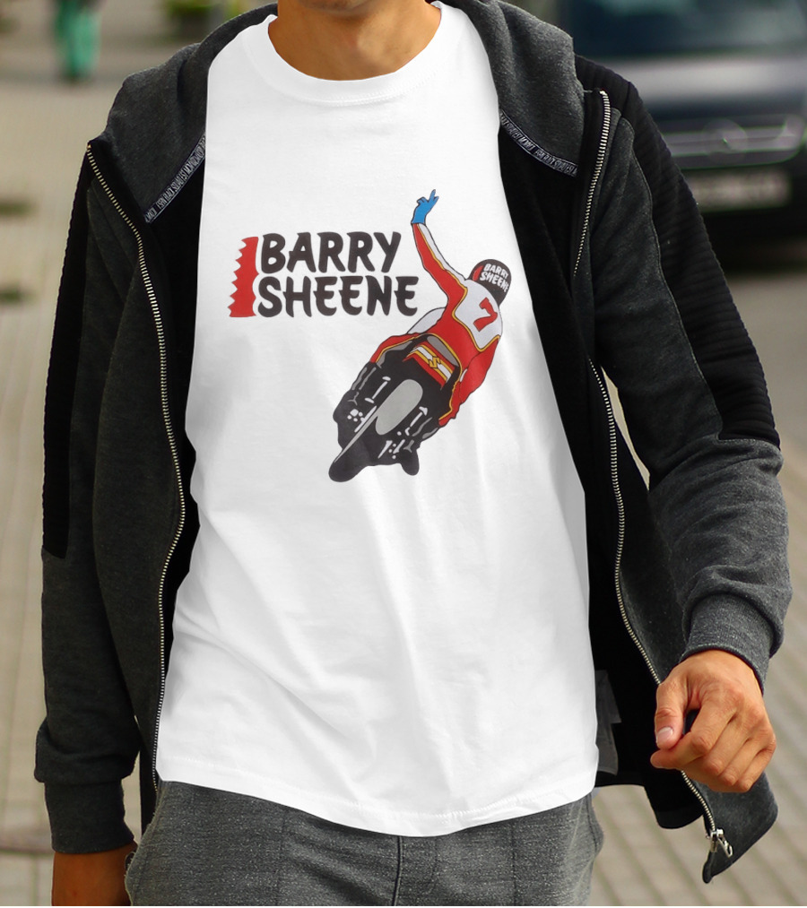 Barry Sheene Racing Number 7 Vintage Motorcycle Racer T-Shirt