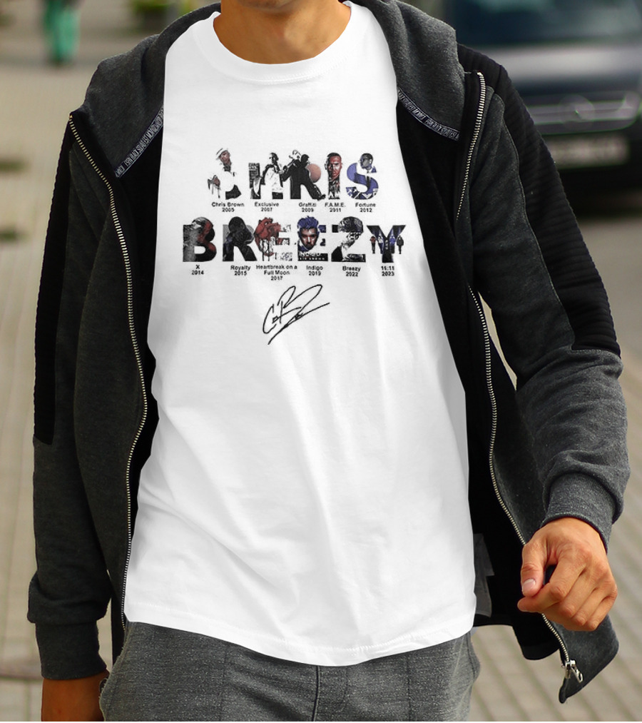 Chris Brown Breezy Tour Collection Signature T-Shirt