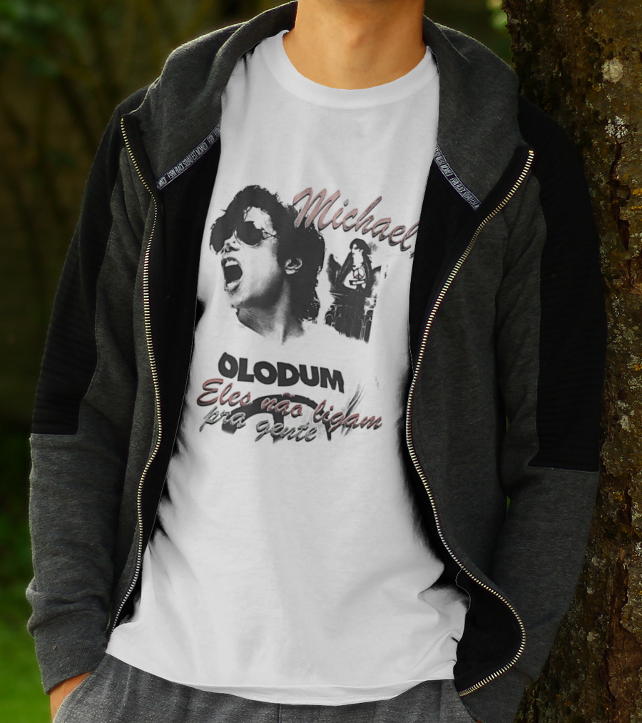 Michael Jacks King Of Pop 2026 Olodum Eles Nao Ligam Kra Gente T-Shirt