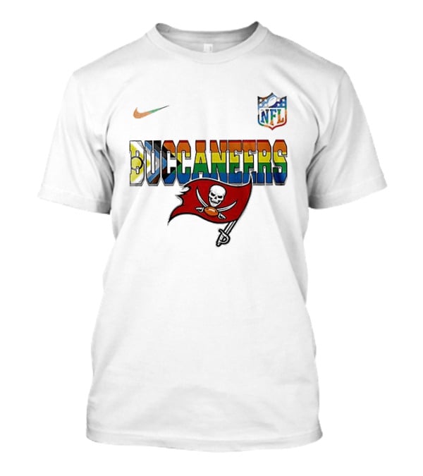 Tampa Bay Buccaneers Pride Peanuts Snoopy Collaboration Nike NFL T-Shirt