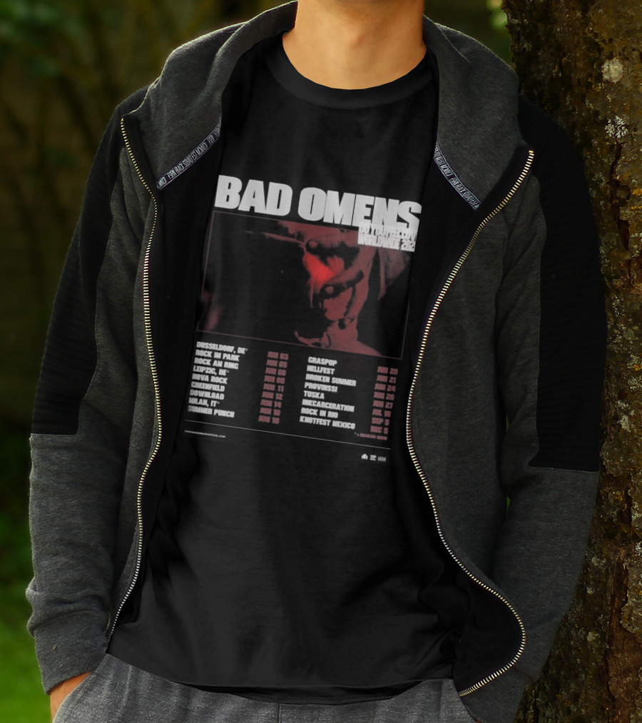 Bad Omens 2026 Worldwide Tour Dates T-Shirt