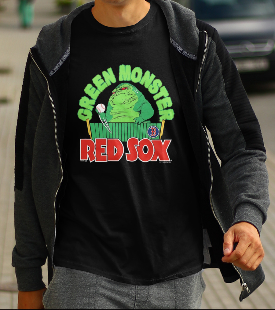 Boston Red Sox Green Monster Star Wars Hutt Baseball T-Shirt