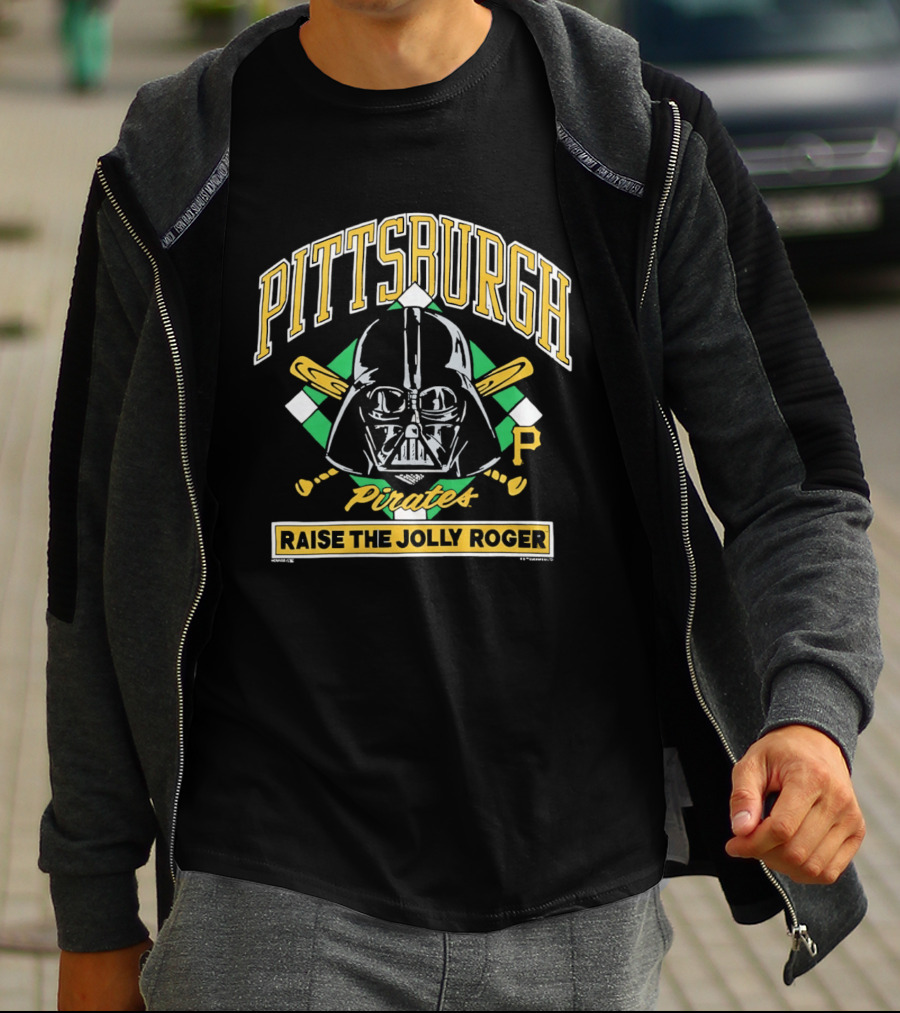 Pittsburgh Pirates Vader Raise The Jolly Roger Star Wars T-Shirt