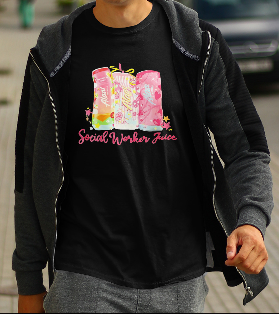 Alani Nu Watermelon Lemonade Social Worker Juice T-Shirt