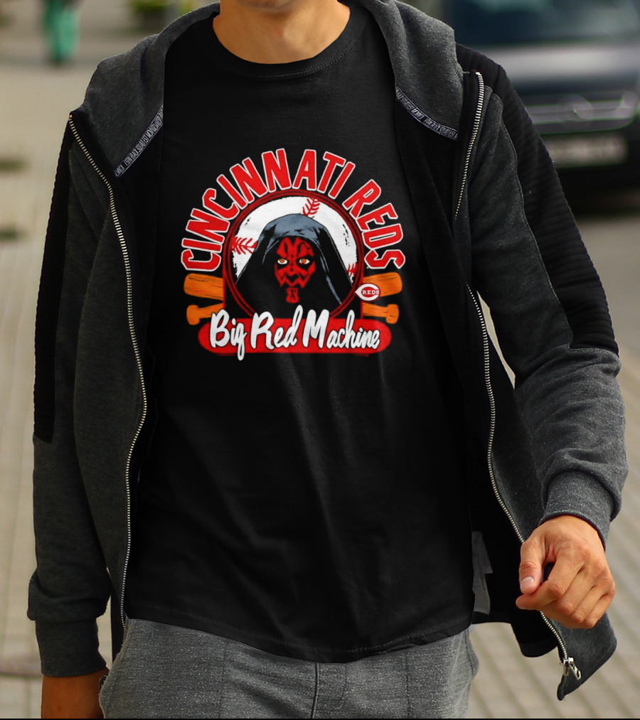 Cincinnati Reds Big Red Machine Star Wars Dark Side Darth Maul T-Shirt