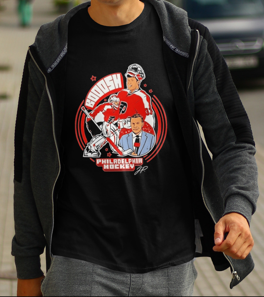 Boosh Philadelphia Flyers Hockey Goalie T-Shirt