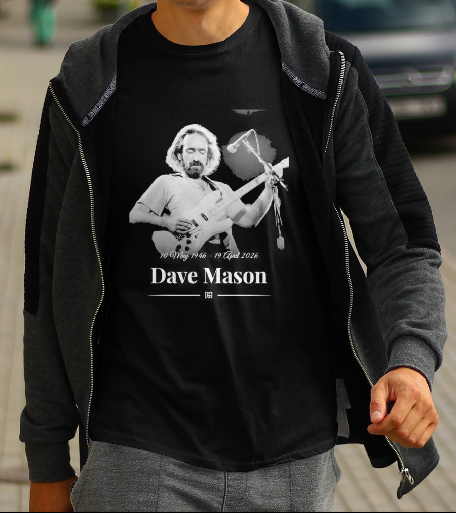 Dave Mason May 10 1946 April 19 2026 Guitar Performance Anniversary T-Shirt