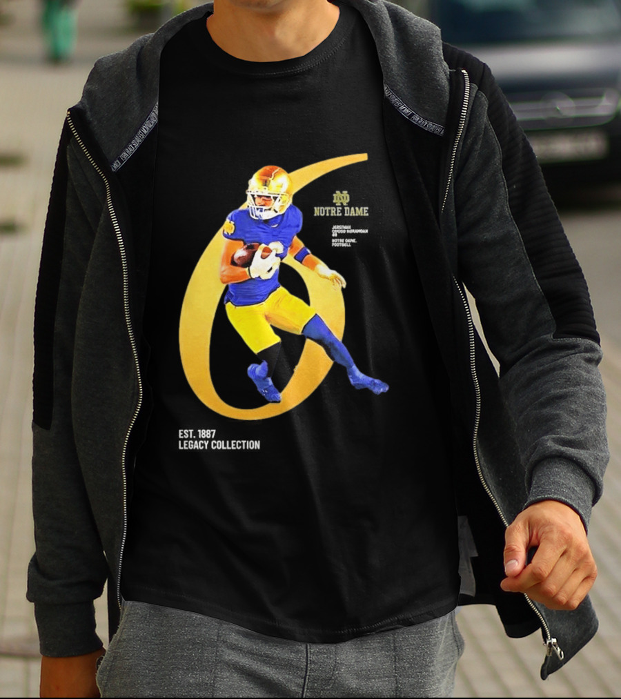 Jordan Faison Notre Dame Fighting Irish 2026 Breakthrough Series NIL Football T-Shirt